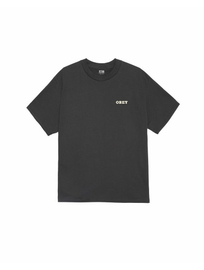 OBEY Savage Sounds Leopard Classic T-Shirt - Vintage Black