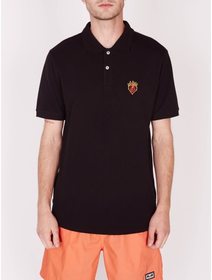 OBEY Giant Heart Polo [Black]