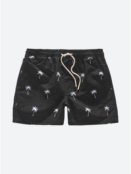 OAS Swim Shorts [Black Palm]