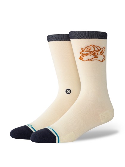 STANCE Coyote Varsity Crew Socks - Canvas
