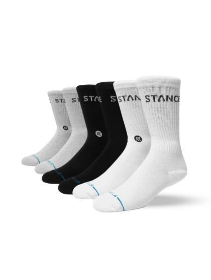 STANCE Origin 6 Pack Crew Socks - Multi