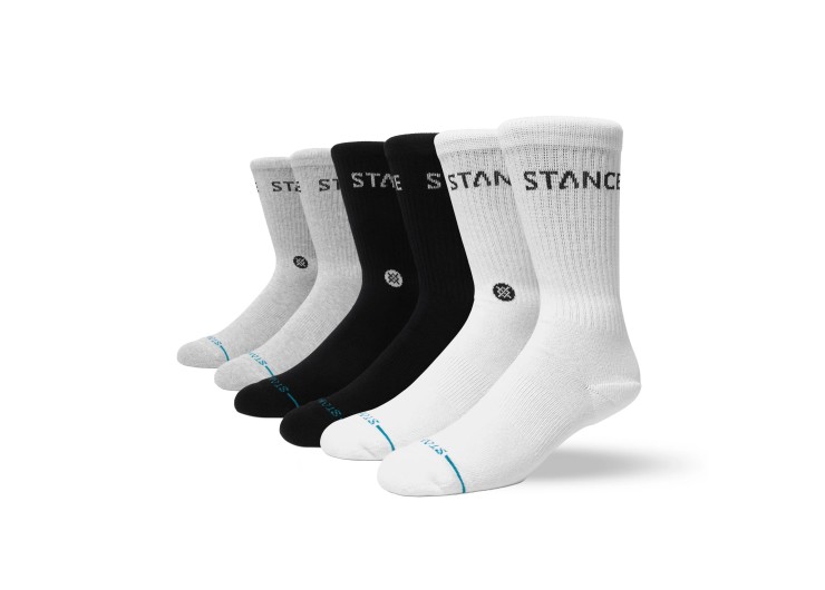 STANCE Origin 6 Pack Crew Socks - Multi