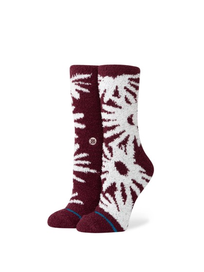 STANCE Daisies Cozy Crew Socks - Fig