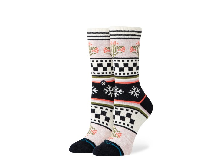 STANCE Winter Bloom Crew Socks - Lilac