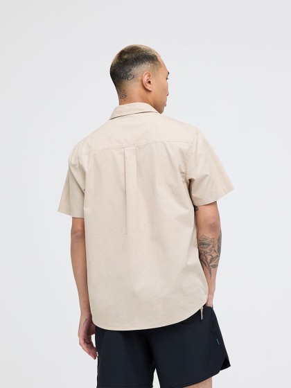 STANCE Bales SS Button Up Shirt - String Grey