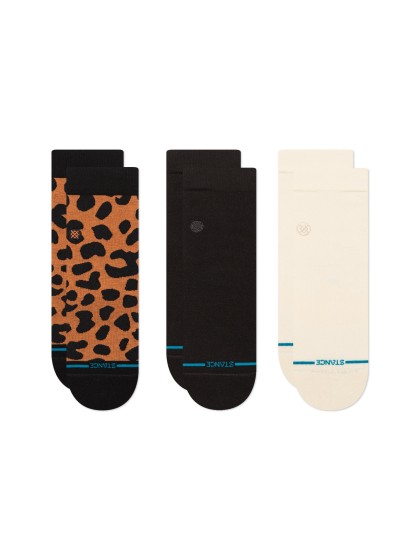 STANCE Animaniac 3 Pack Quarter Socks - Black