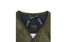 TAION Military V-Neck Zip Down Vest - Dark Olive