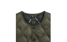 TAION Military Oversized Crew Neck Down Coat - Soft Shell - Dark Olive
