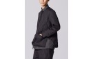 TAION Military Crew Neck Zip Unisex Down Jacket - Black