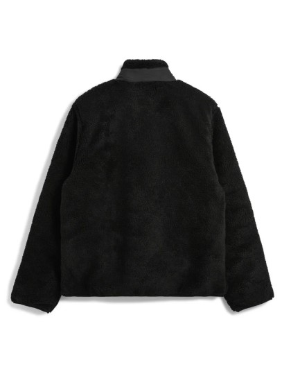 TAION Mountain High Neck Zip Boa Jacket - Black /Black
