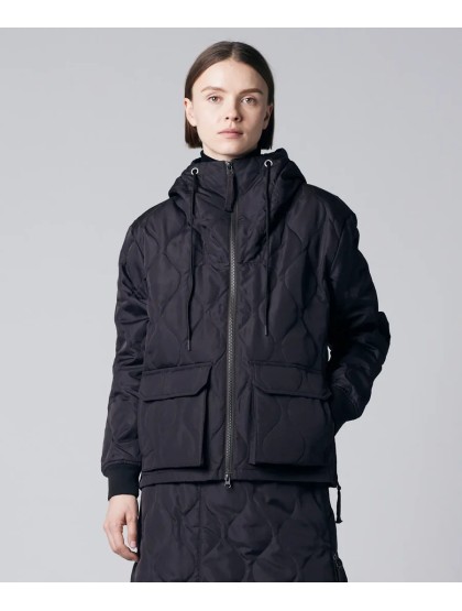TAION Military W-Zip Down Parka  Jacket - Dark Navy