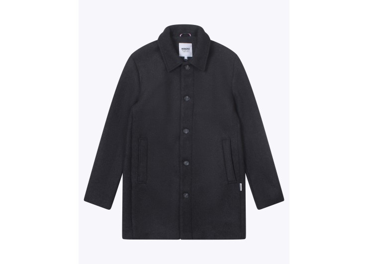 WEMOTO Tony - Wool Felt Coat [Dark Heather]