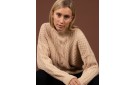 WEMOTO Lotty Cotton - Turtle Neck Knit Sweater [Sand]