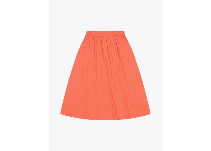 WEMOTO Ida Viscose - Elasticated Skirt [Orange]