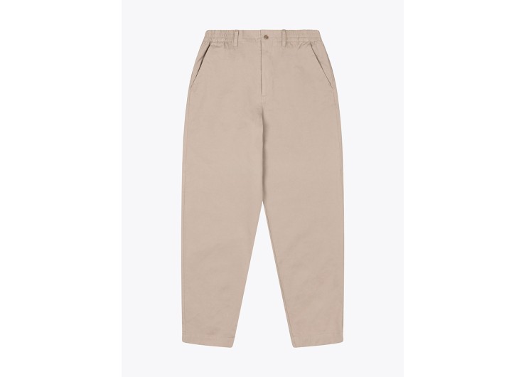WEMOTO Grover Twill - Elasticated Wide Leg Pants [Khaki]