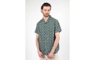 WEMOTO Robinson - Short Sleeve Camp Collar Shirt [Dark Green] 