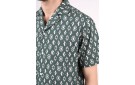 WEMOTO Robinson - Short Sleeve Camp Collar Shirt [Dark Green] 