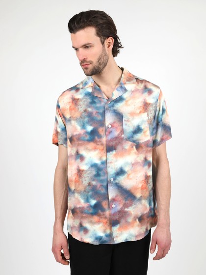 WEMOTO Vernon - Short Sleeve Camp Collar Shirt [Multicolor] 