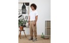 WEMOTO Grover Twill - Elasticated Wide Leg Pants [Khaki]