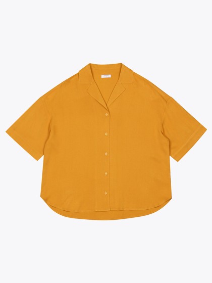 WEMOTO Janis - Short Sleeve Camp Collar Shirt [Yellow]