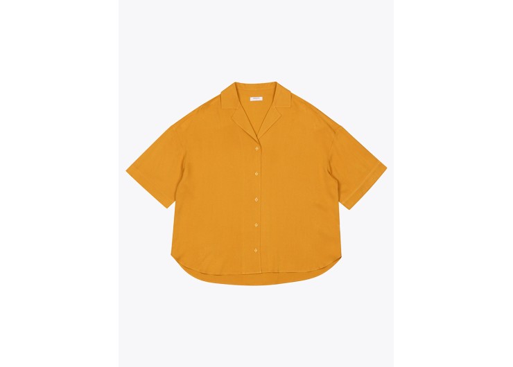 WEMOTO Janis - Short Sleeve Camp Collar Shirt [Yellow]